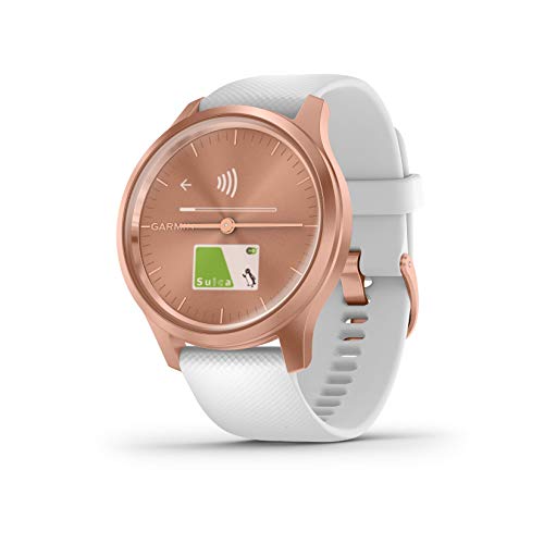 ガーミン(GARMIN) GARMIN vivomove Style White / Rose Gold 010-02240-70
